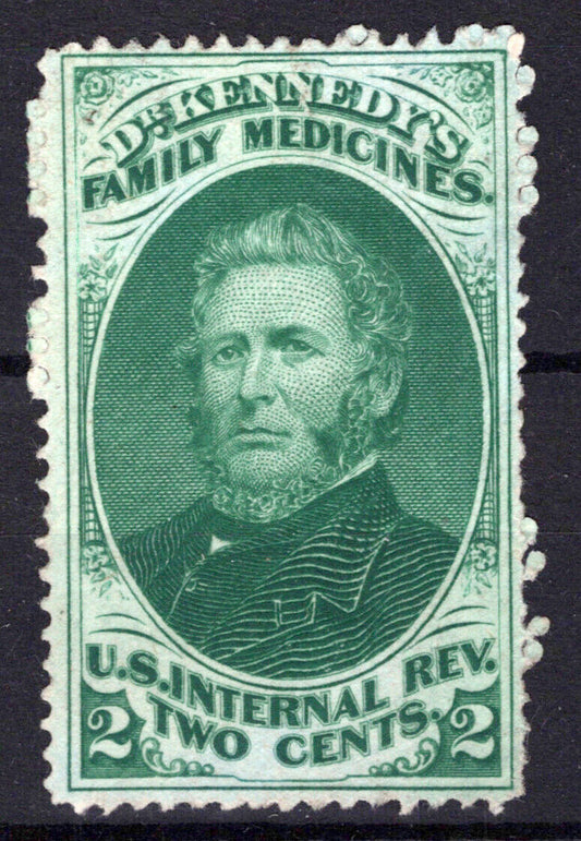 US Revenue Stamps Medicine RS155d Dr. Kennedy ZAYIX 0824-MAR109