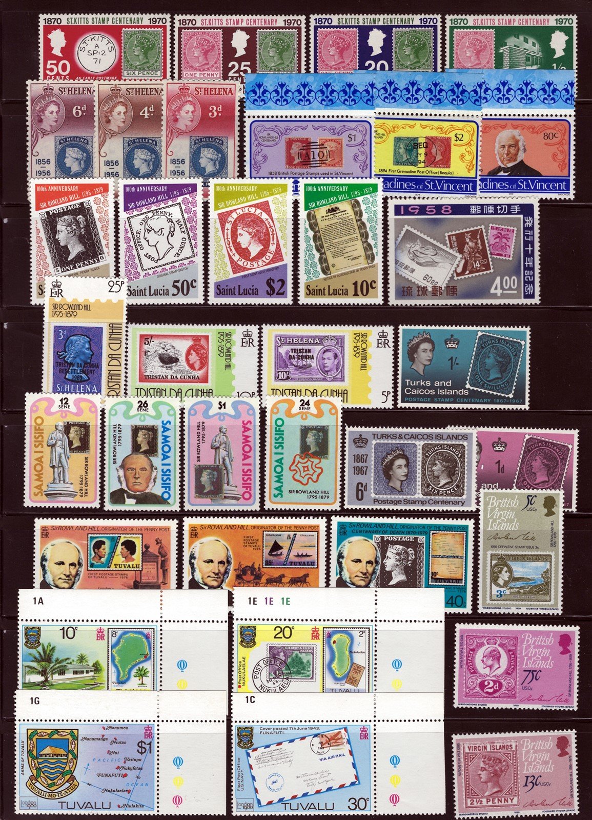 Stamps on Stamps MNH Topical Stamp Collection 3 Pages ZAYIX 0525L0025