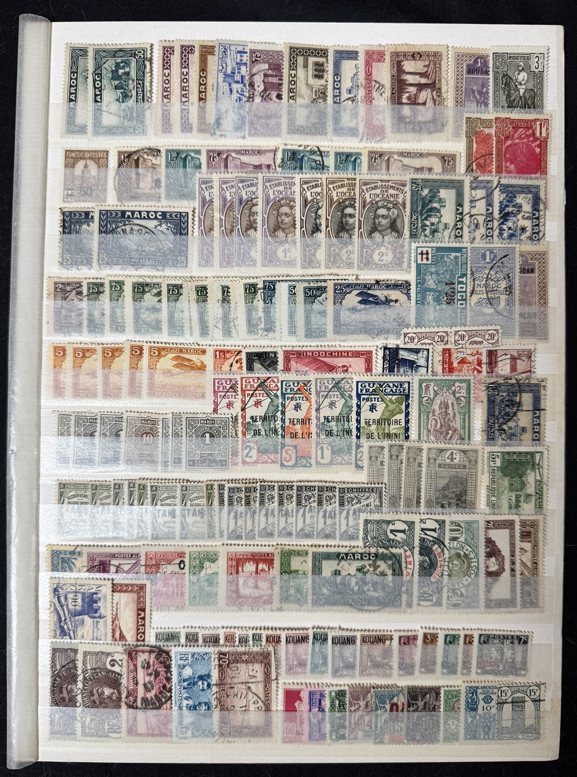 French Colonies Mint & Used Classic Collection 2 Pages ZAYIX 0525L0027