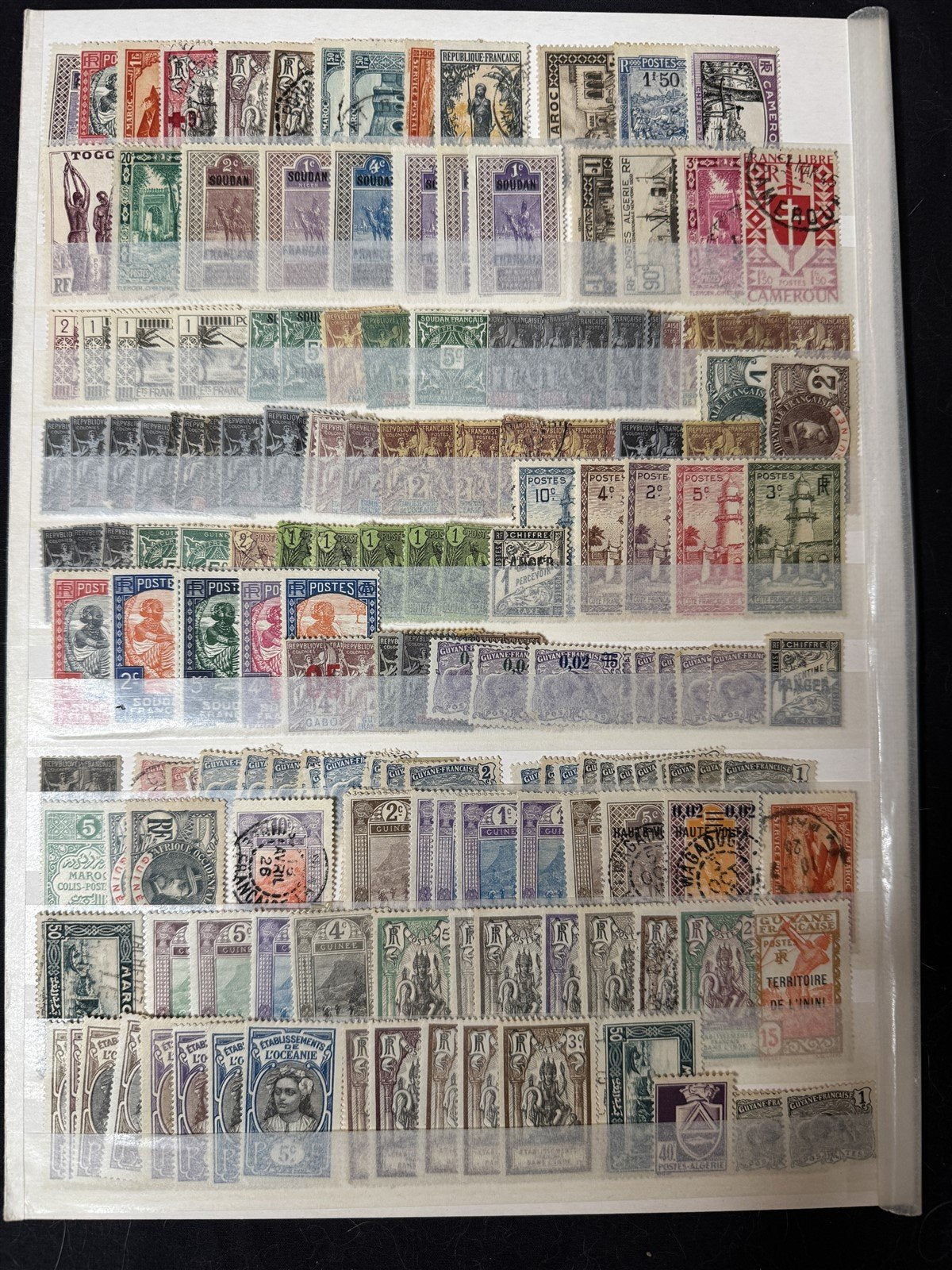 French Colonies Mint & Used Classic Collection 2 Pages ZAYIX 0525L0027