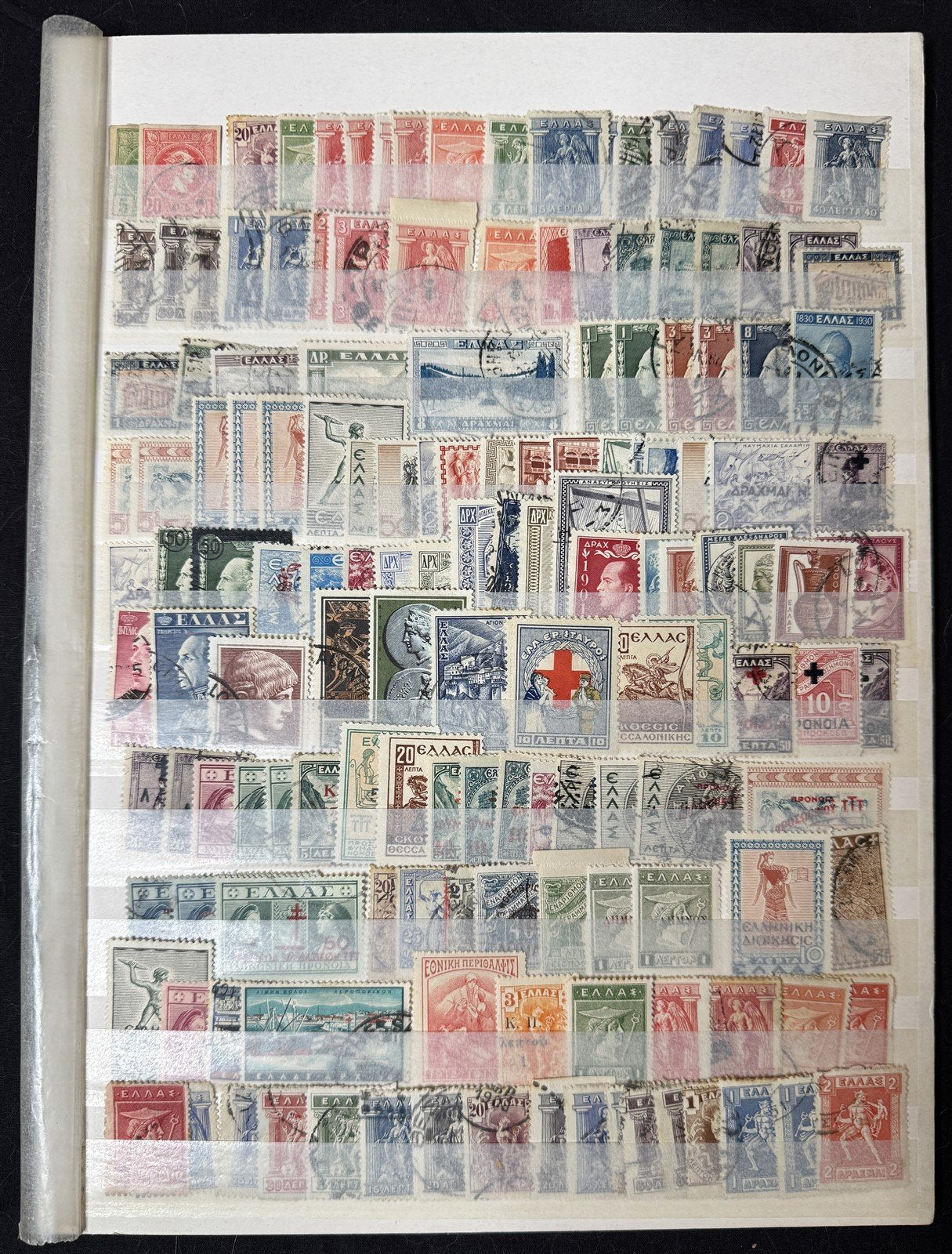 Greece Mint & Used Stamp Collection Packed on 4 Pages ZAYIX 0525L0028