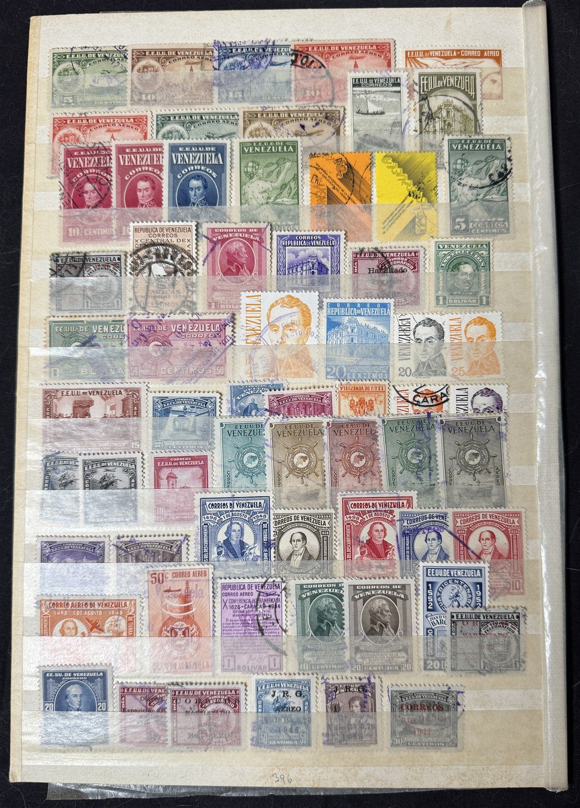 Venezuela Collection Hundreds of Stamps Packed on 6 Pages ZAYIX 0525L0029