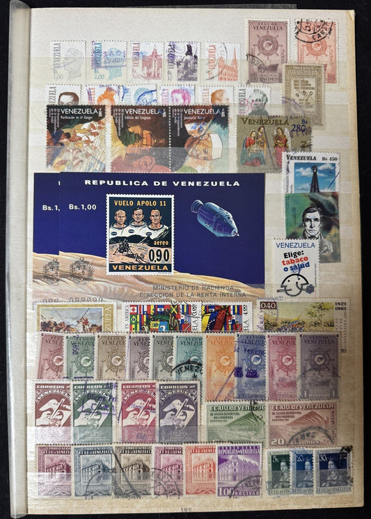 Venezuela Collection Hundreds of Stamps Packed on 6 Pages ZAYIX 0525L0029