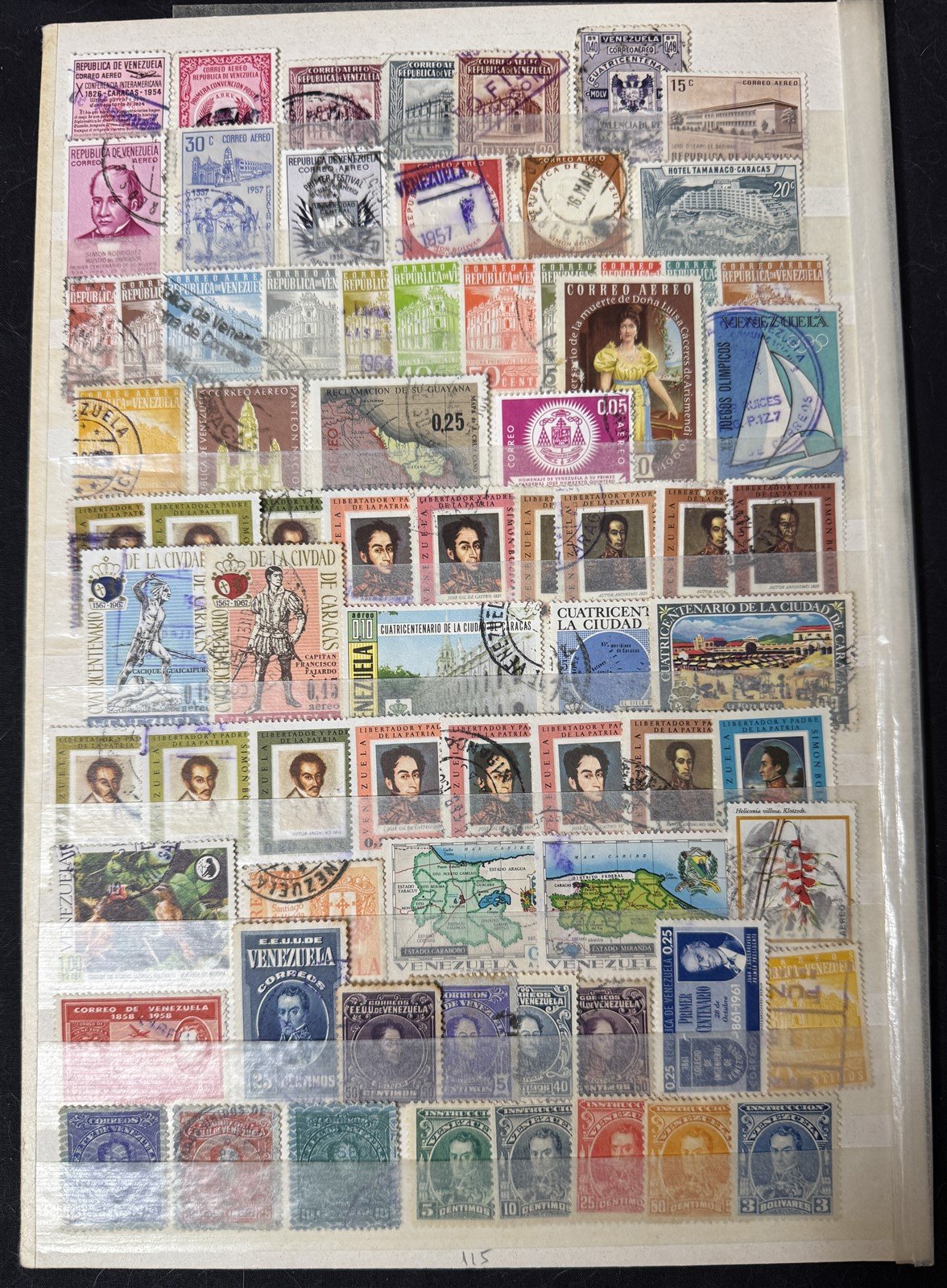 Venezuela Collection Hundreds of Stamps Packed on 6 Pages ZAYIX 0525L0029