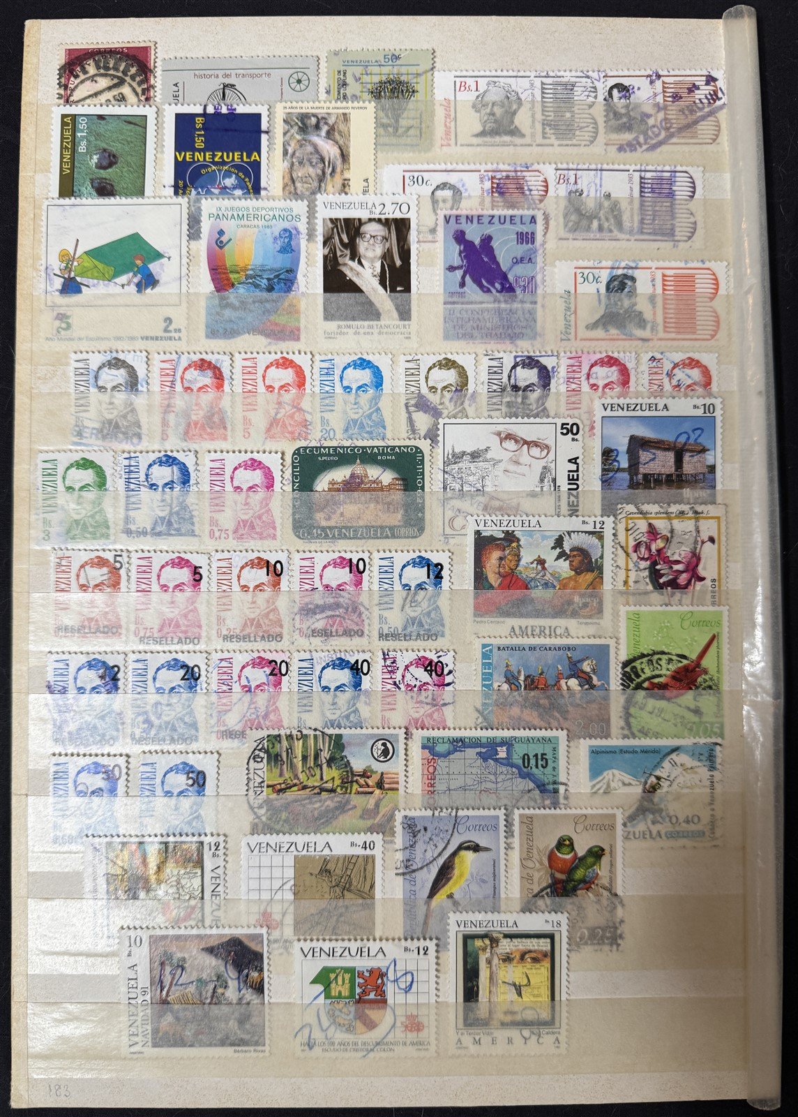 Venezuela Collection Hundreds of Stamps Packed on 6 Pages ZAYIX 0525L0029