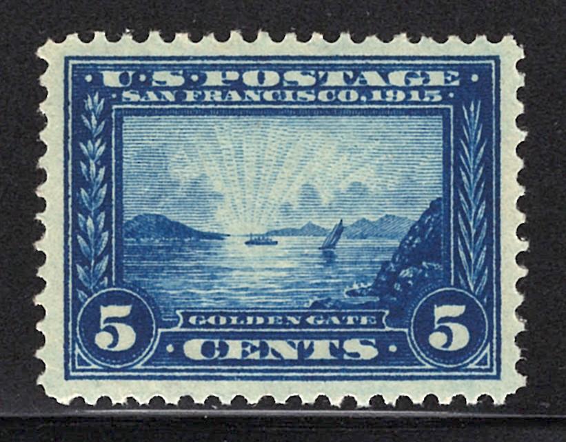US 399 MNH XF (90) 5c blue Pan Pacific with certificate ZAYIX 0525S0154