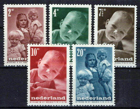 Netherlands B180-B184 MNH Semi-Postal Child Welfare Zayix Stamps 0225S0252M