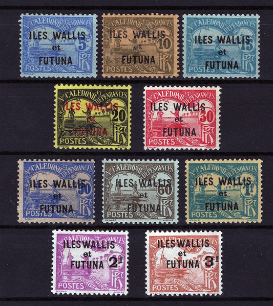 Wallis & Futuna Islands J1-J10 Postage Due VF 2 full sets ZAYIX STAMPS 0525S0165