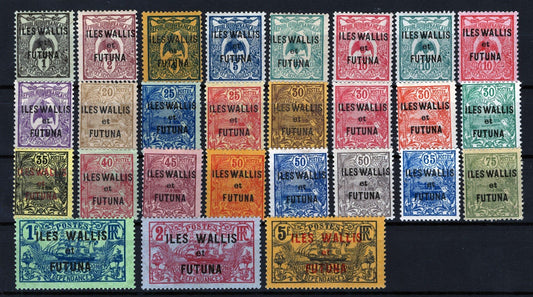 Wallis & Futuna Islands 1-25, 27-28 MH overprinted ZAYIX STAMPS 0525S0167