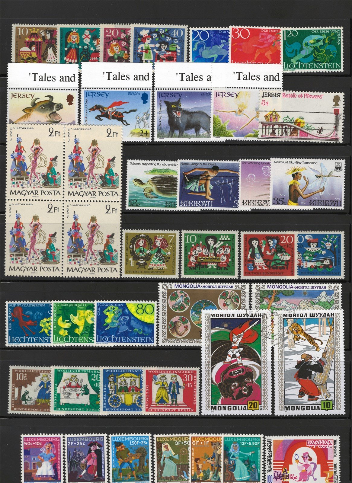 Fairy Tales, Legends & Folklore on Stamps Mint & Used Collection ZAYIX 0525L0038