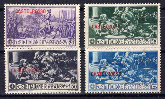 Castellorizo 75-78 MH Ferucci Issue overprinted Italy Wmk Crowns ZAYIX 0324S0008