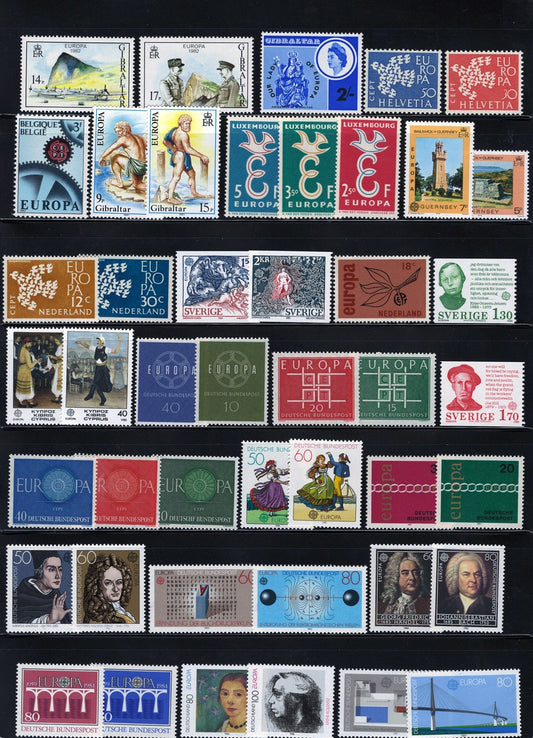 Europa CEPT Mint Topical Stamp Collection ZAYIX 0625L0002