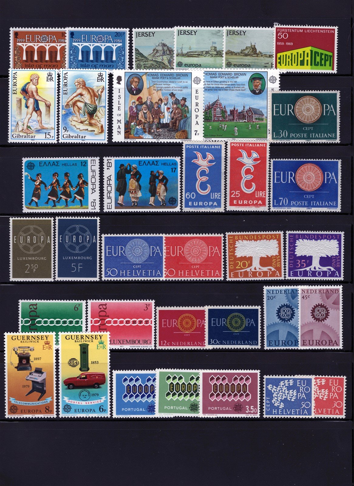 Europa CEPT Mint Topical Stamp Collection ZAYIX 0625L0002