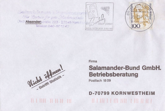TEN COVERS GERMANY COLLECTION Slogans Advertising Commercial ZAYIX 0524M0128