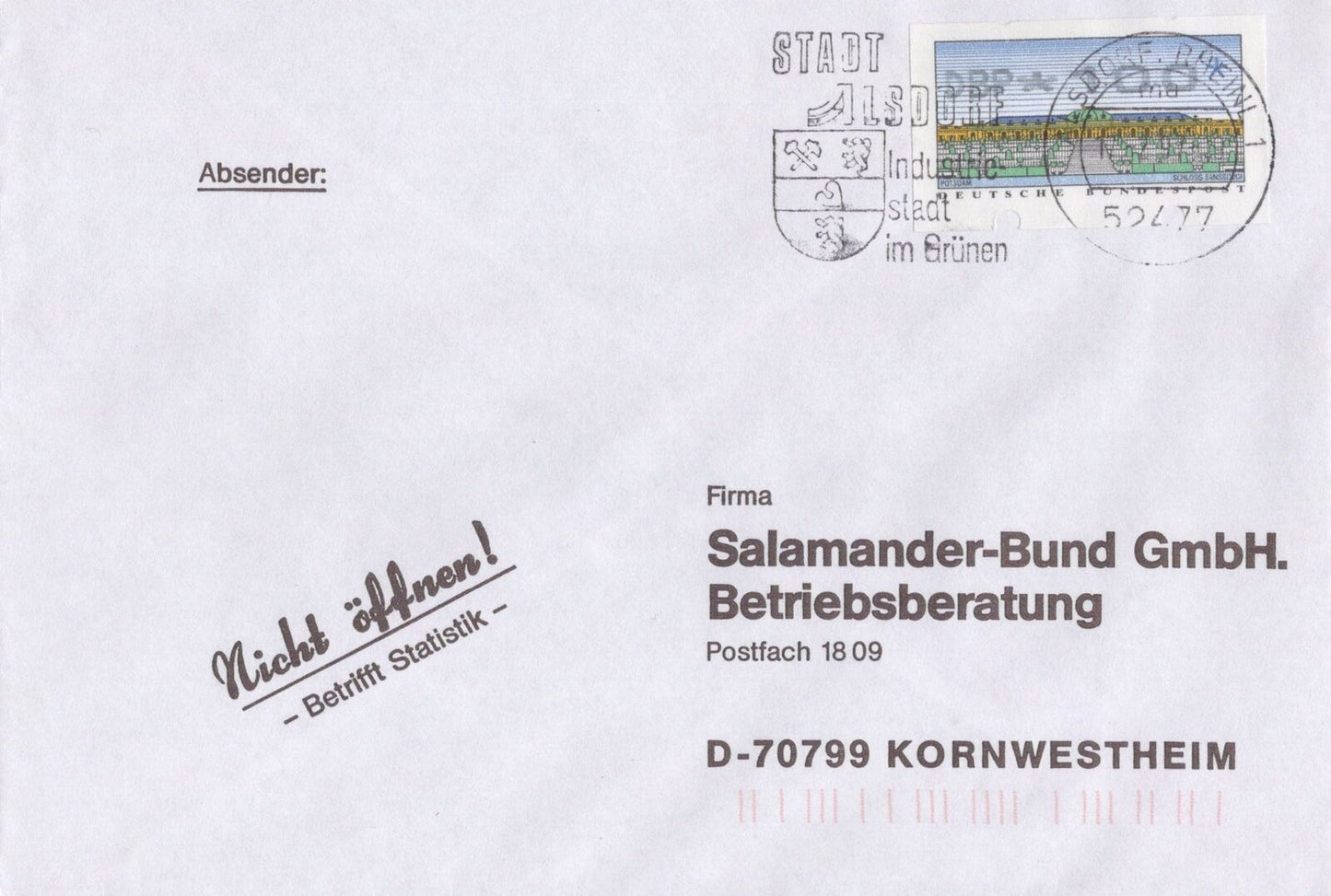 TEN COVERS GERMANY COLLECTION Slogans Advertising Commercial ZAYIX 0524M0128