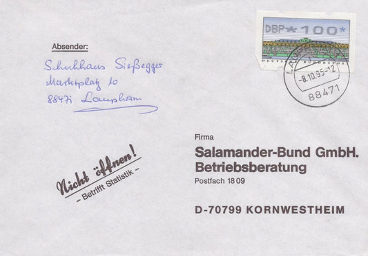 TEN COVERS GERMANY COLLECTION Slogans Advertising Commercial ZAYIX 0524M0134