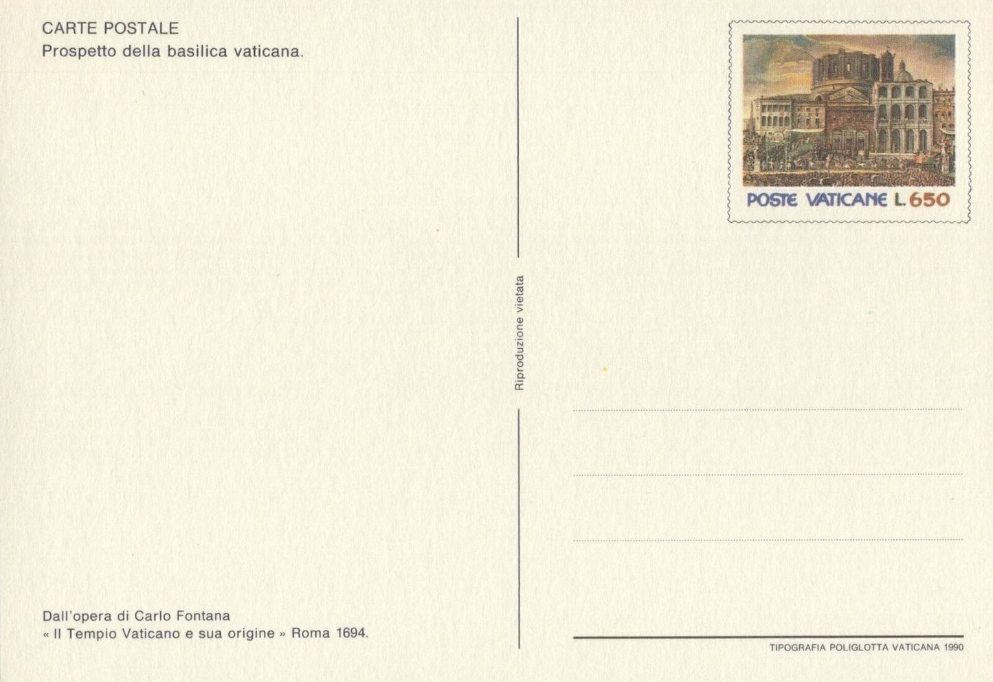Vatican City Mi P35/01-04 Postal Cards Mint (4) Architecture ZAYIX 0224M0145