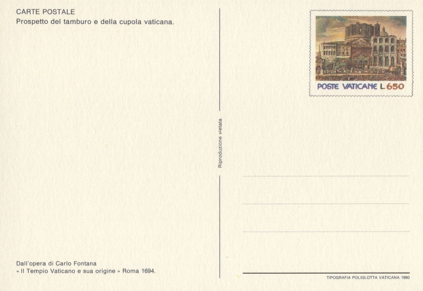 Vatican City Mi P35/01-04 Postal Cards Mint (4) Architecture ZAYIX 0224M0145