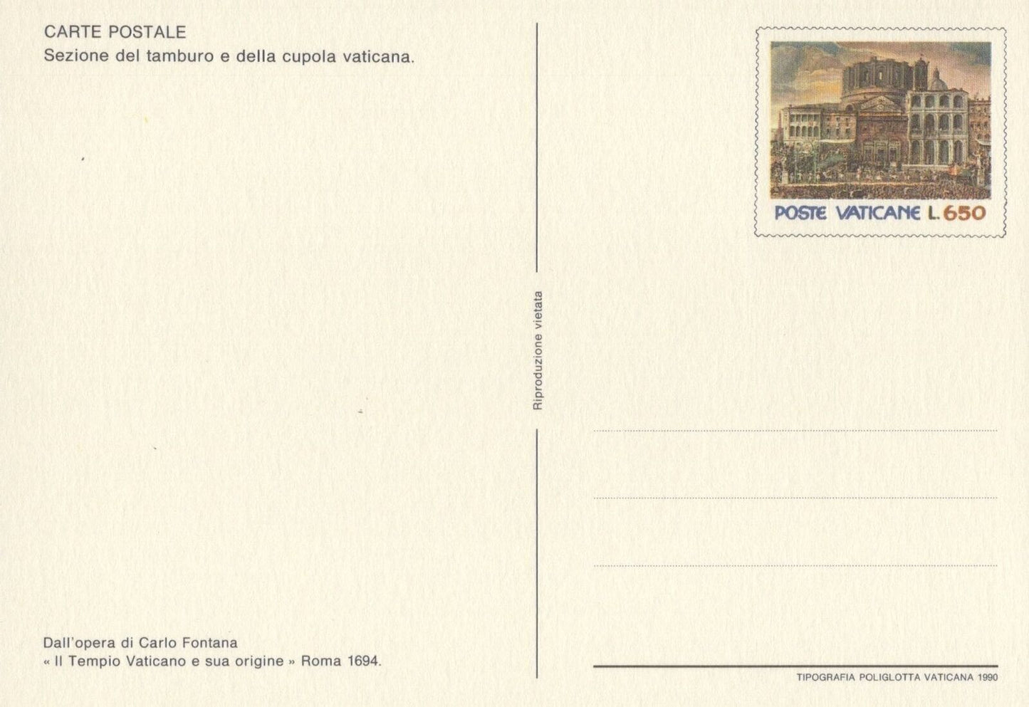 Vatican City Mi P35/01-04 Postal Cards Mint (4) Architecture ZAYIX 0224M0145