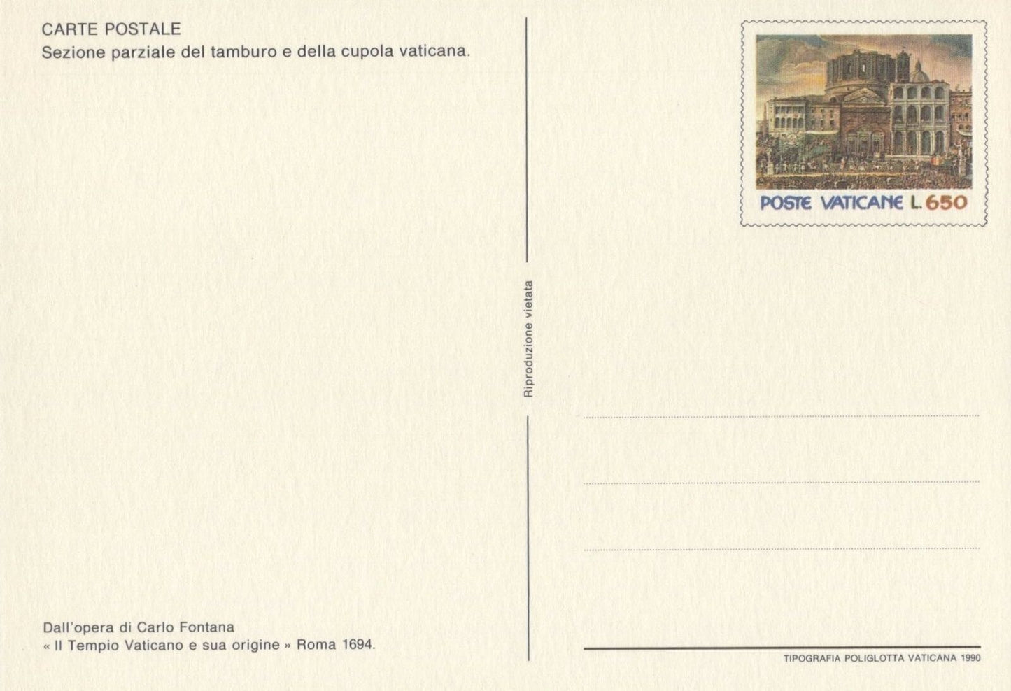 Vatican City Mi P35/01-04 Postal Cards Mint (4) Architecture ZAYIX 0224M0145