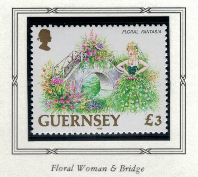ZAYIX - 1992-96 Great Britain - Guernsey 476-497 MNH - Flowers Defninitives