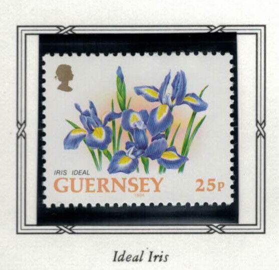 ZAYIX - 1992-96 Great Britain - Guernsey 476-497 MNH - Flowers Defninitives