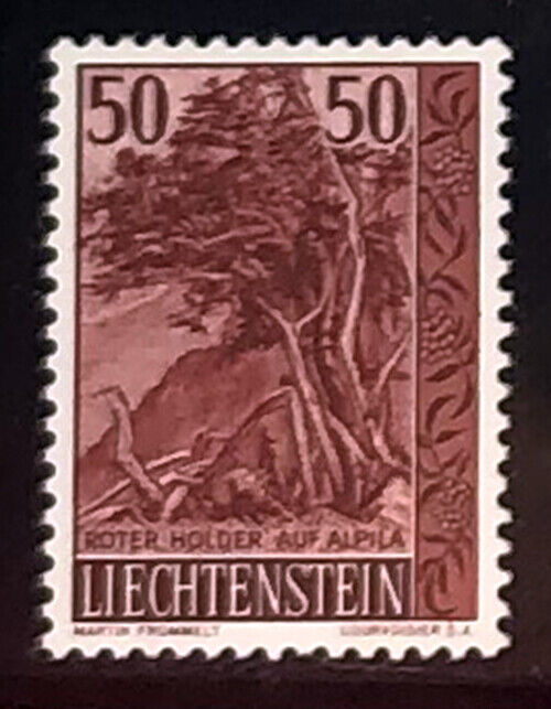 ZAYIX - Liechtenstein Scott 333 MH - Trees & Mountains 122121-S09M