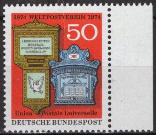 ZAYIX Germany 1153 MNH UPU Swiss & German Mail Boxes 042623S106