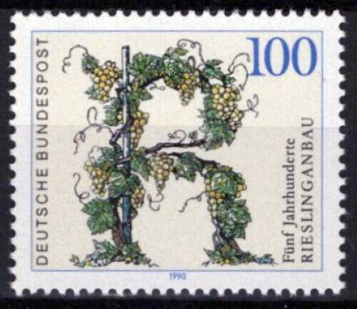 ZAYIX Germany 1593 MNH Riesling Vineyards Food Fruit Farming 051023S12