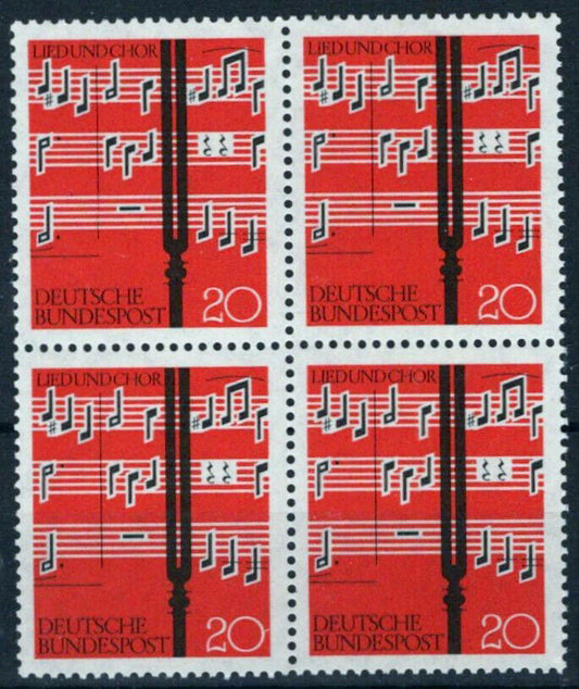 ZAYIX Germany 849 MNH Music Notes Tuning Fork Choral Singing 042623S180