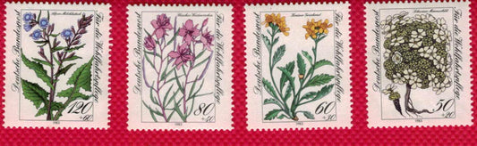 ZAYIX Germany B611-B614 MNH semi-postal Nature Plants FLOWERS 0321-S5M