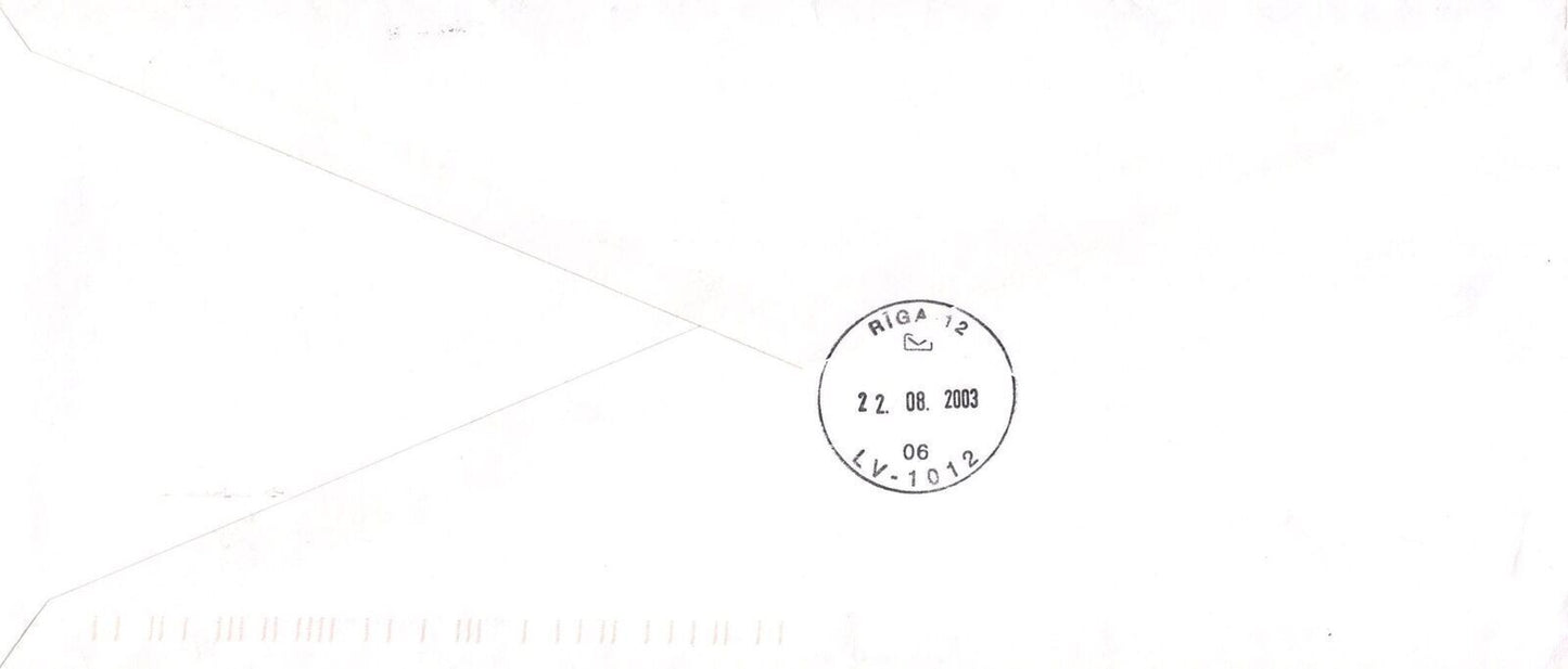 ZAYIX US Cover Airy Mail to Latvia Mount McKinley 0324L0048