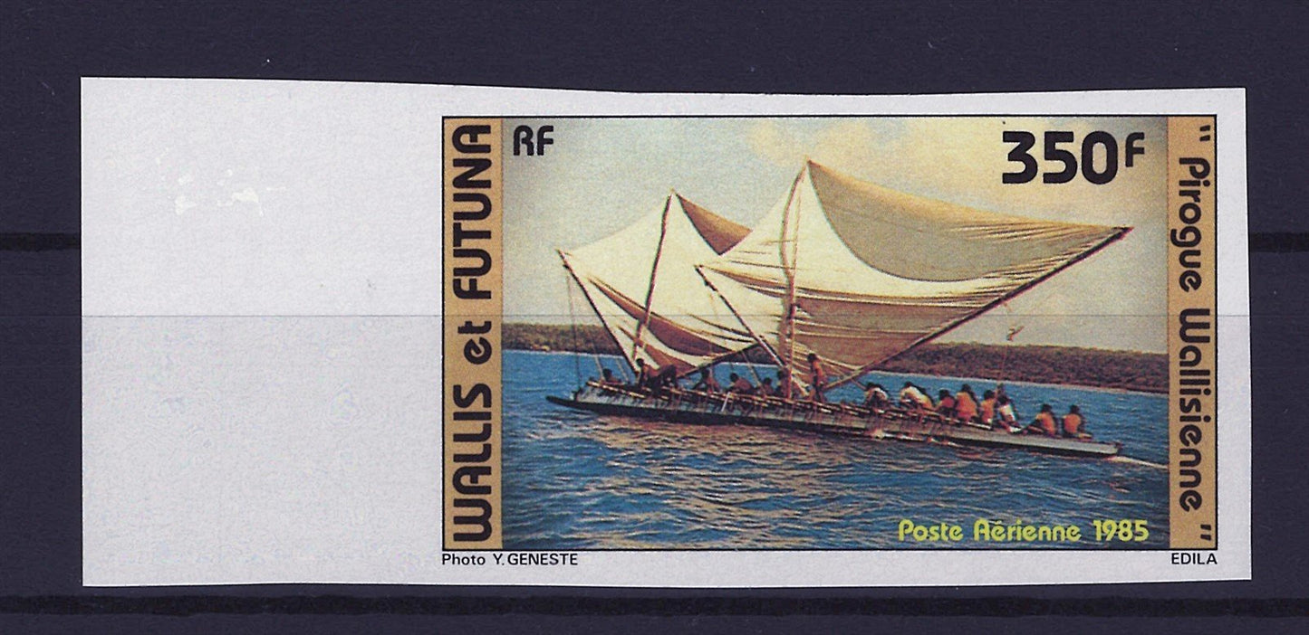 Wallis & Futuna C142 MNH imperforate Pirogue sailboat ZAYIX STAMPS 0625S0294