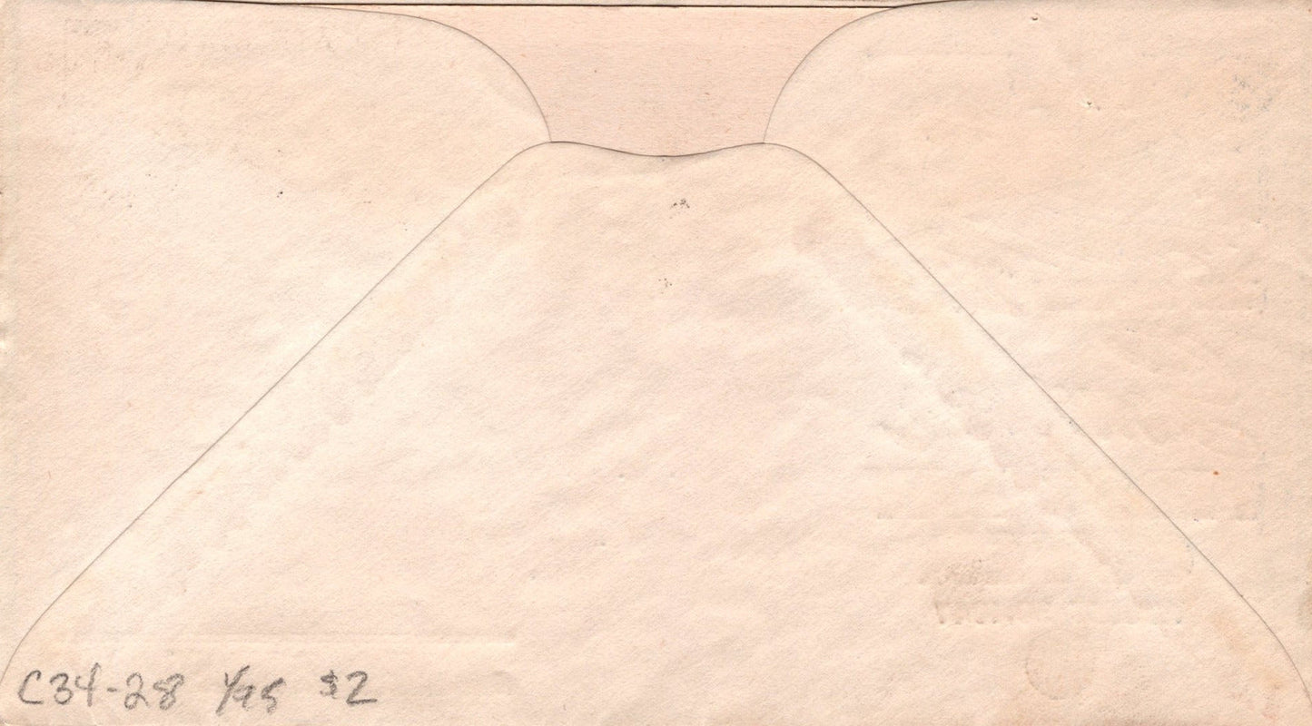 ZAYIX US C34-28 Martin Company Advertising FDC with stuffer! USFM102023006