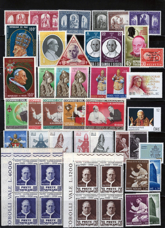 Popes, Religious Figures Catholicism Mint Stamp Collection ZAYIX 0625L0006