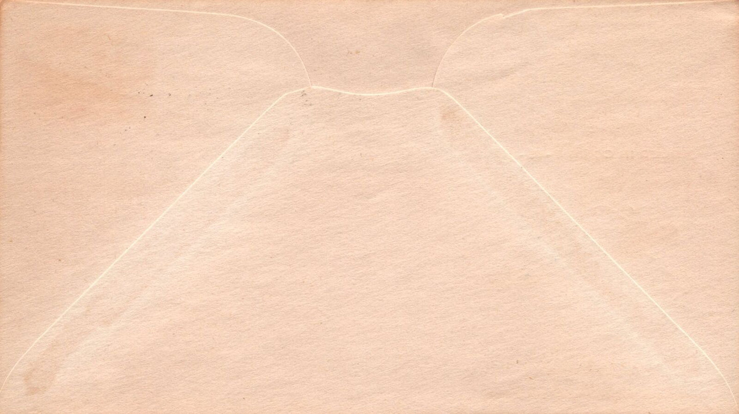ZAYIX US C37-12 Fidelity red blue no box cachet UA FDC flap stuck USFM102023012