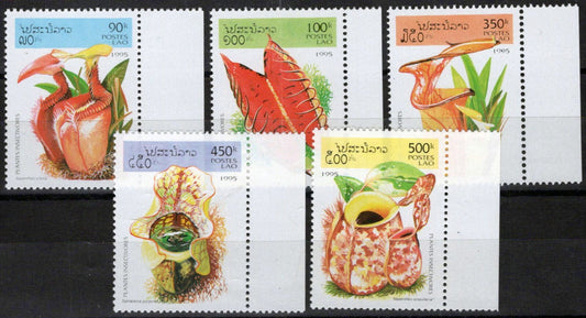 ZAYIX Laos 1237-1241 MNH Insect Eating Plants Nature 100323S26