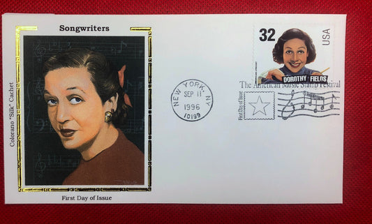 1996 Colorano FDC 3102 Music Songwriters Dorothy Fields ZAYIX 010522SM30