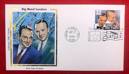 1996 Colorano FDC 3097 Music Big Band Leader Tommy/Jimmy Dorsey ZAYIX 010522SM27