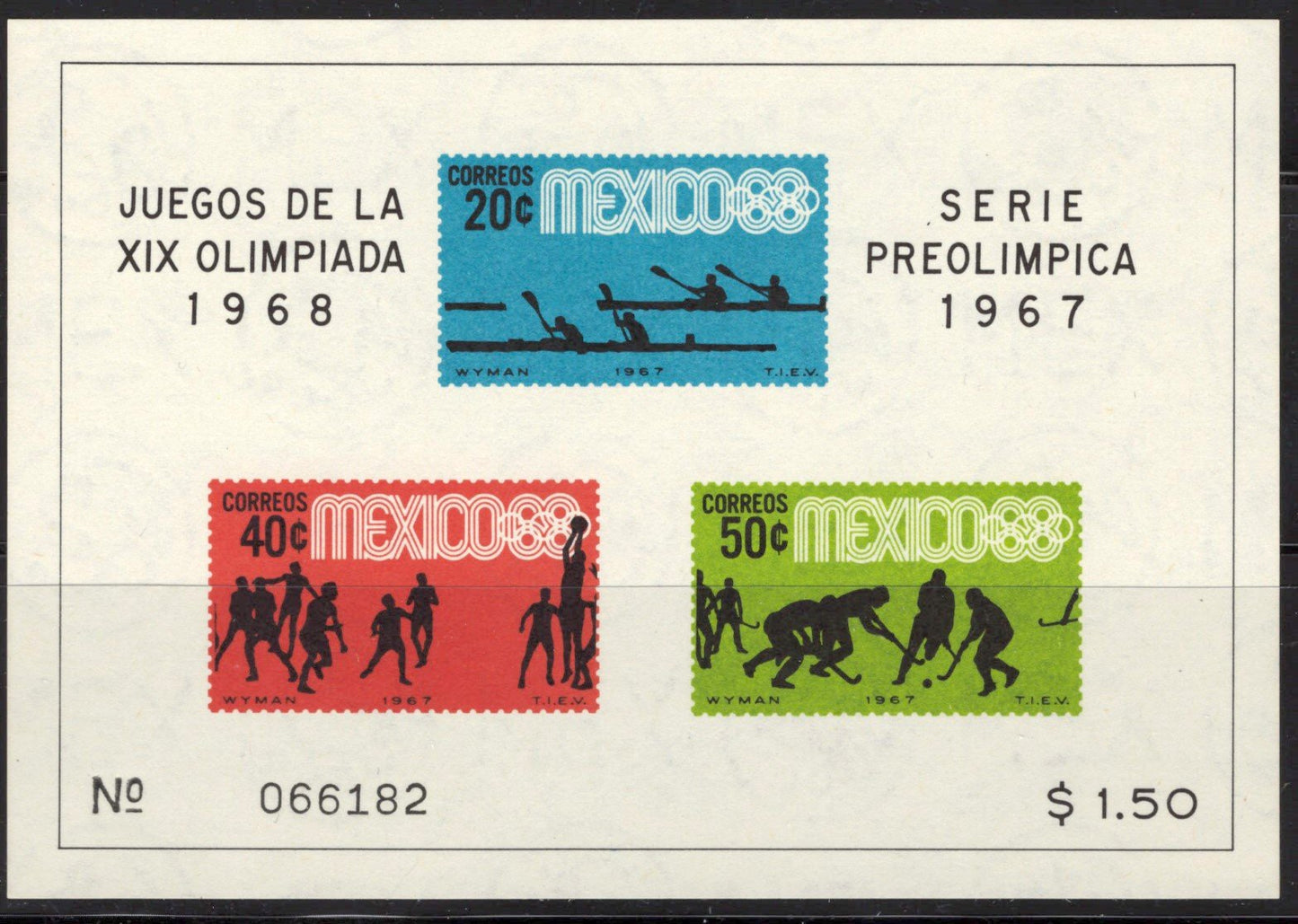 Mexico 983a-85a, C329a-31a MNH OLYMPICS Sports souvenir sheets ZAYIX 0825M4280