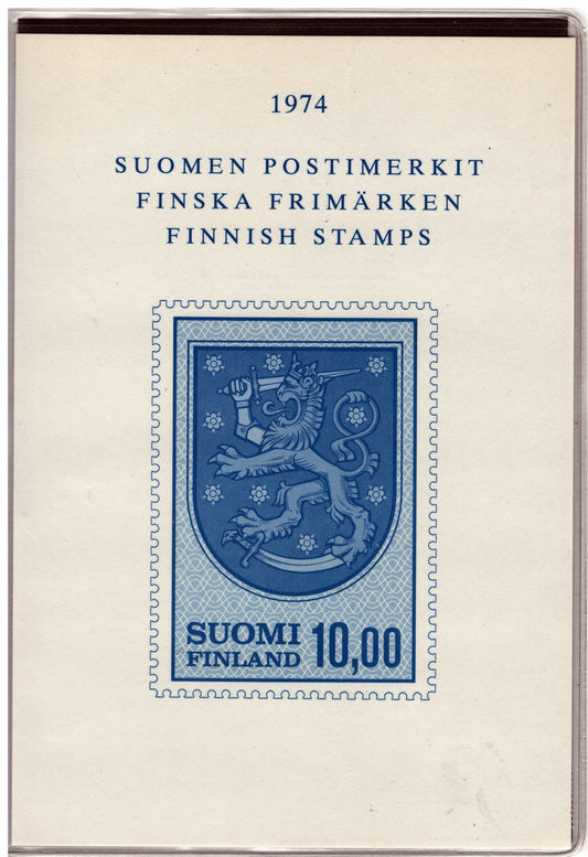 Finland 1974 Year Pack Official Year Set MNH Complete ZAYIX STAMPS 0625L0016