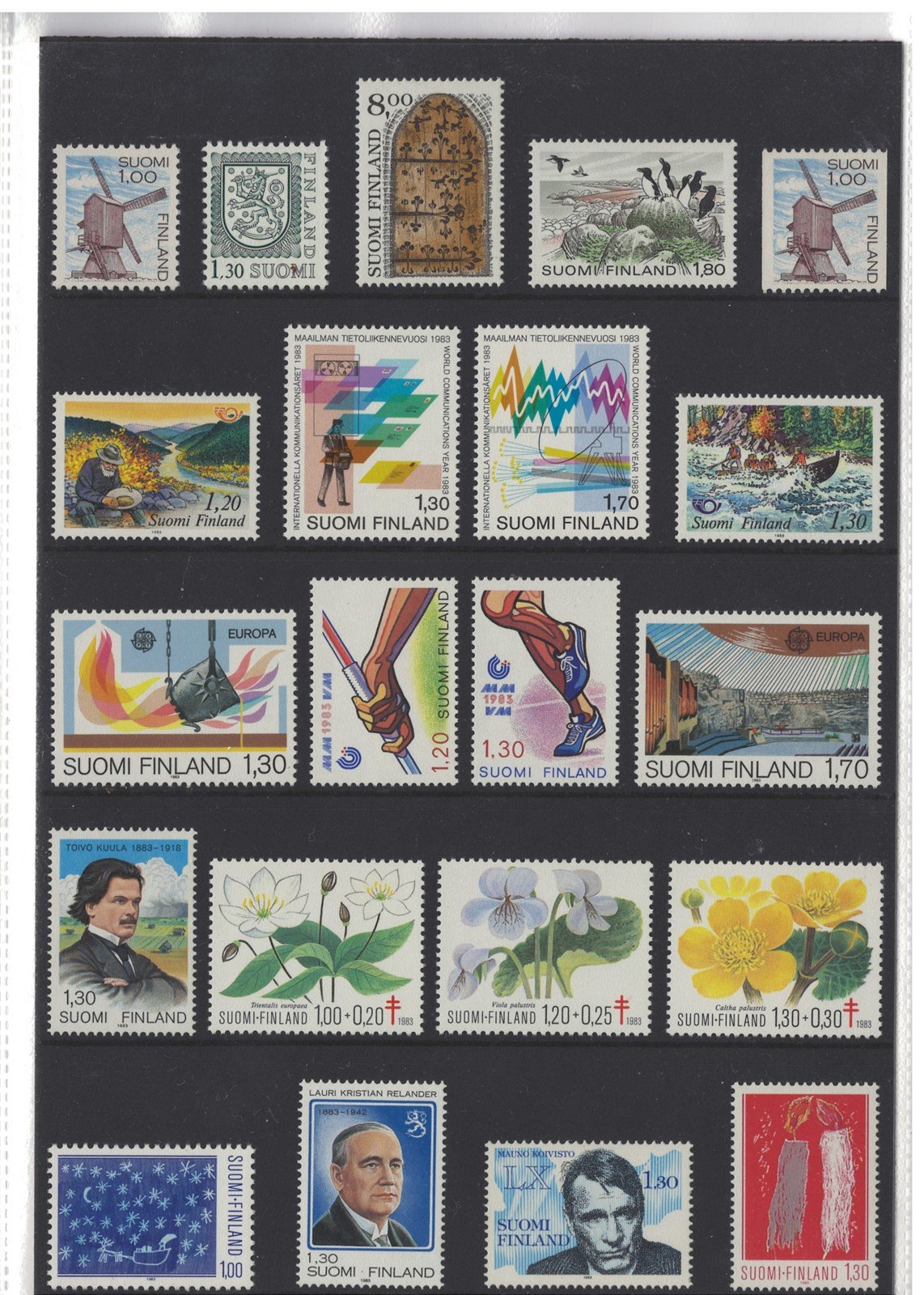 Finland 1983 Year Pack Official Year Set MNH Complete ZAYIX STAMPS 0625L0025