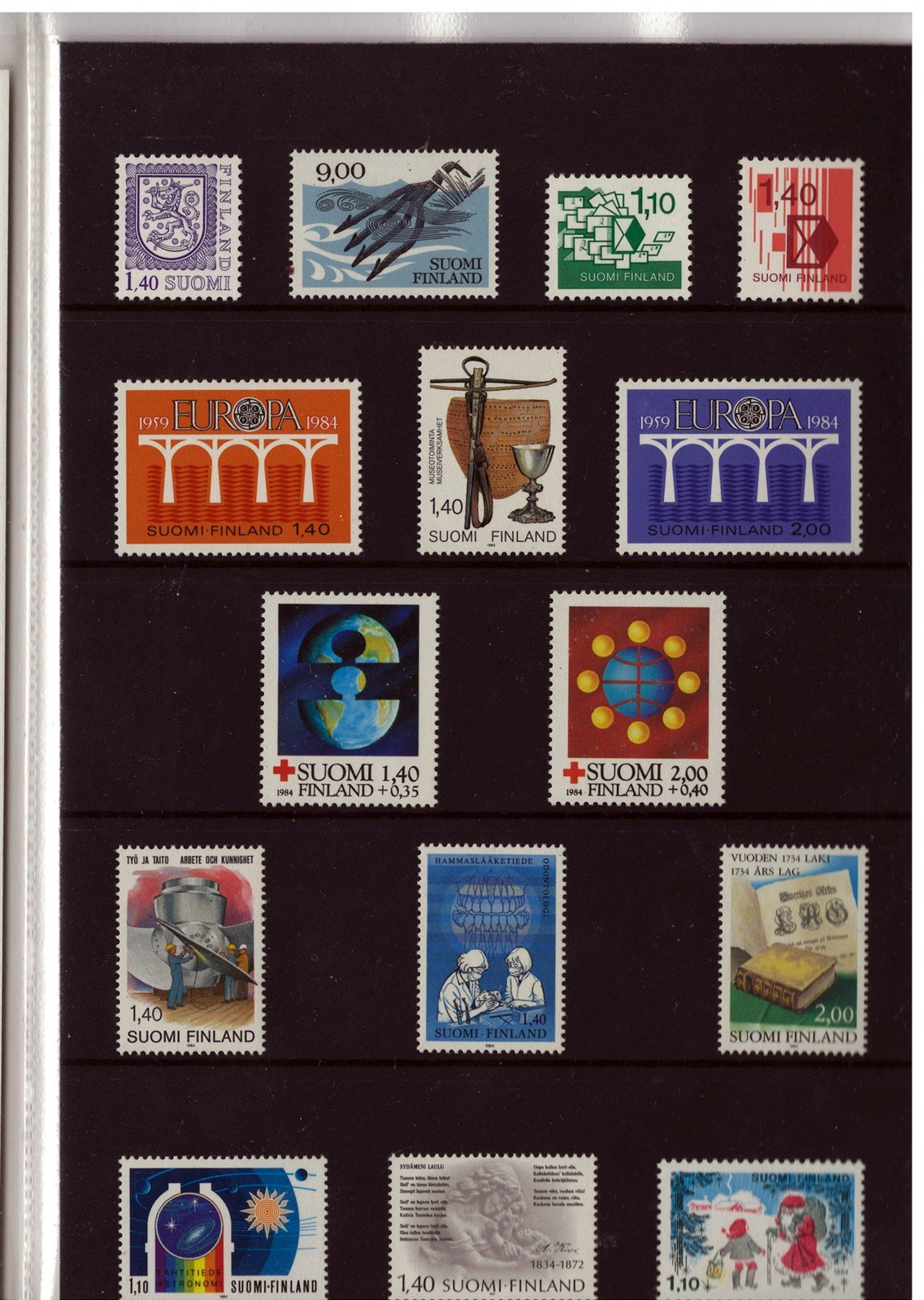 Finland 1984 Year Pack Official Year Set MNH Complete ZAYIX STAMPS 0625L0026