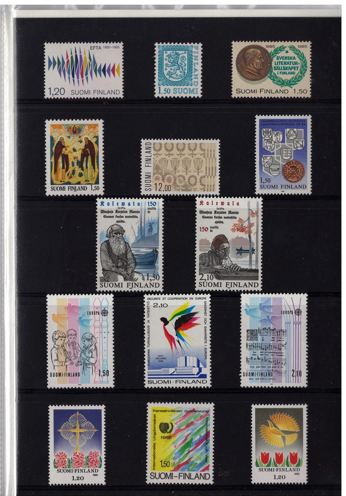 Finland 1985 Year Pack Official Year Set MNH Complete ZAYIX STAMPS 0625L0027