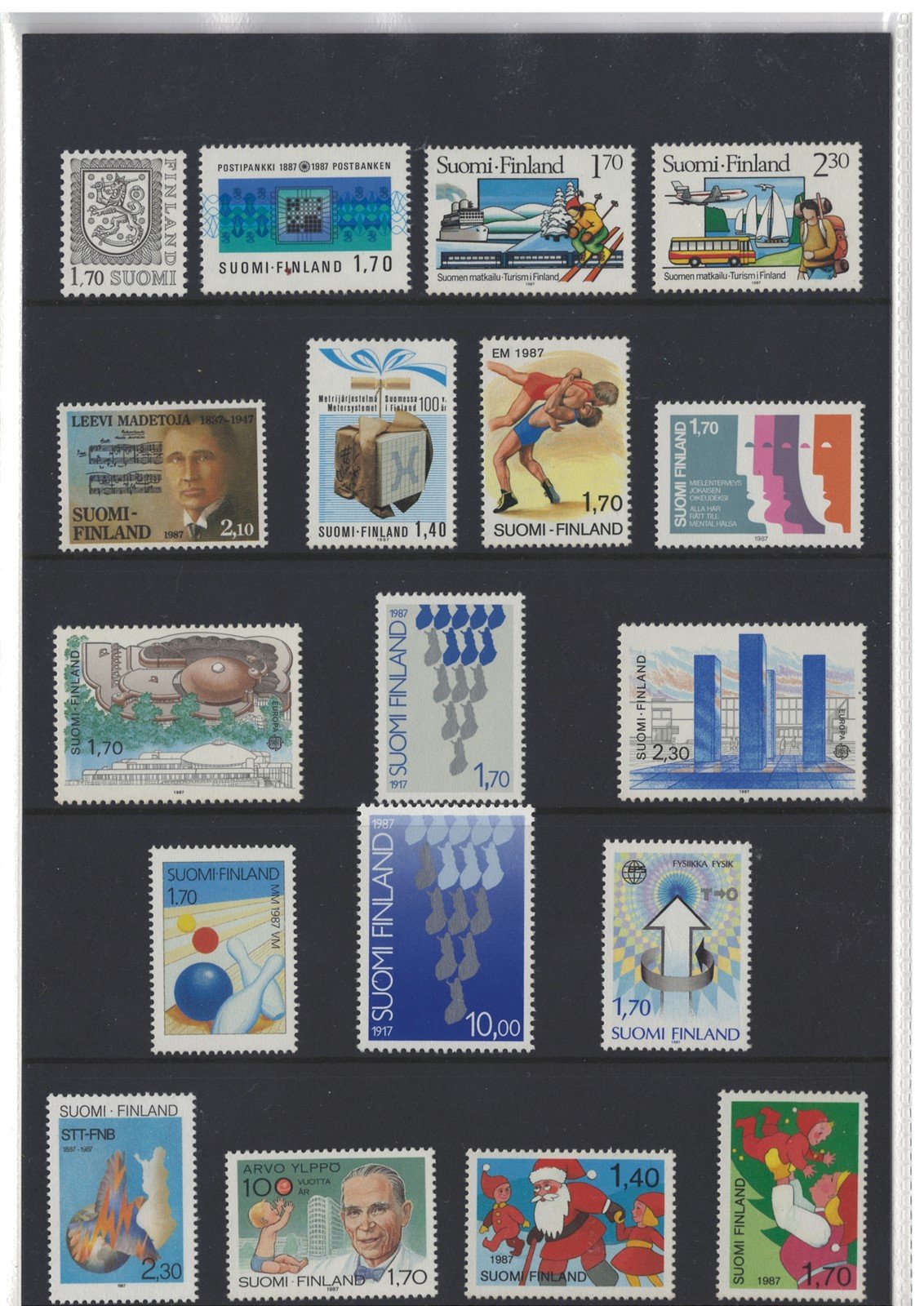 Finland 1987 Year Pack Official Year Set MNH Complete ZAYIX STAMPS 0625L0029