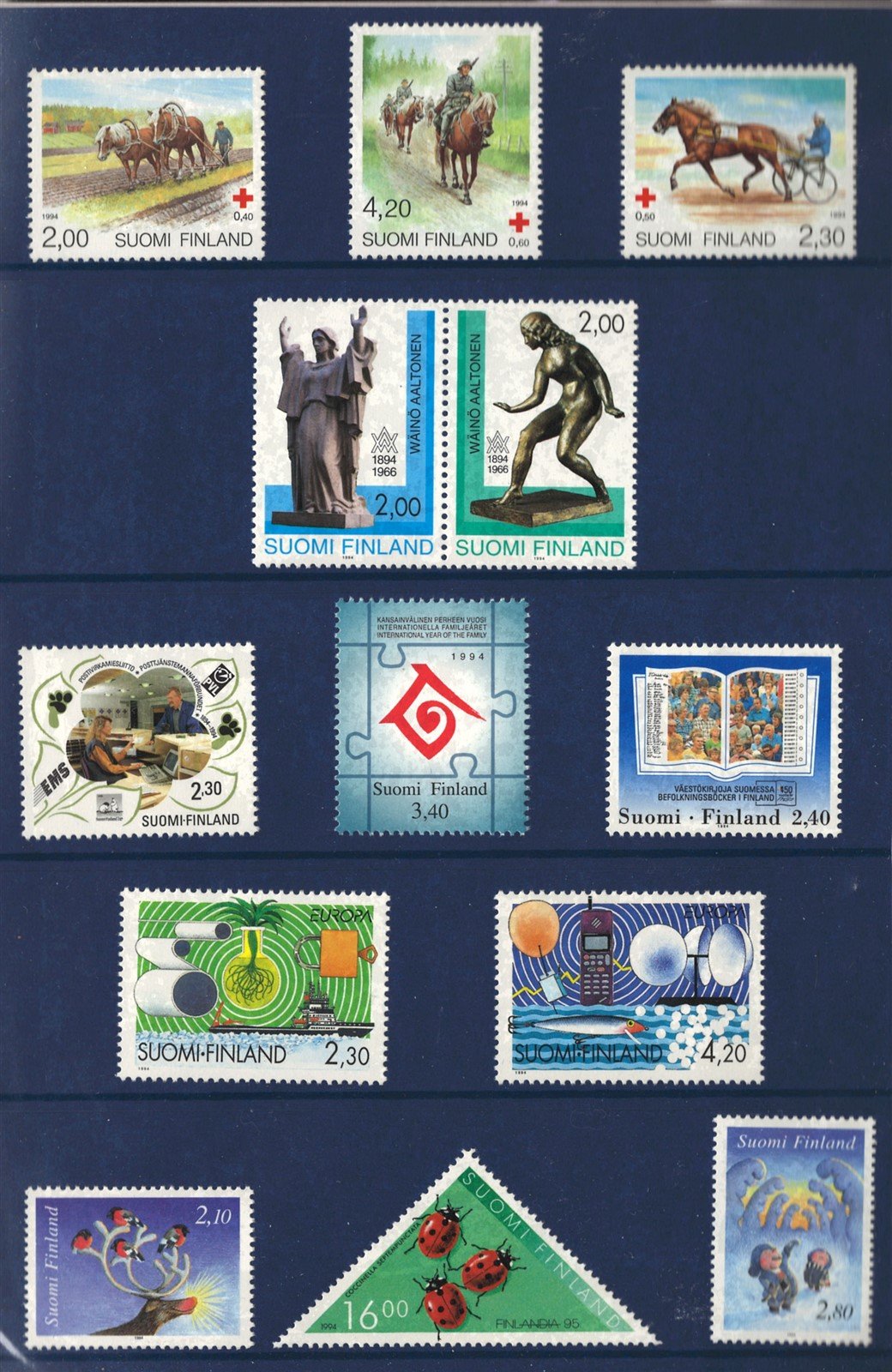 Finland 1994 Year Pack Official Year Set MNH Complete ZAYIX STAMPS 0625L0038