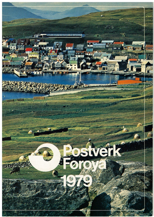 Faroe Islands 1979 Official Year Pack Set MNH Complete ZAYIX STAMPS 0625L0040