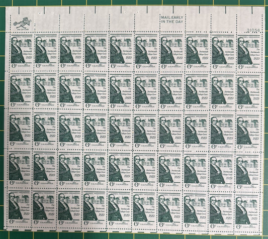US 1380 MNH Sheet 6c Dartmouth College NH, Daniel Webster ZAYIX STAMPS 0625L0053