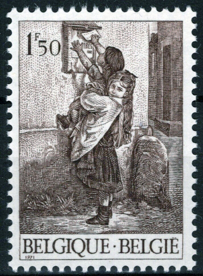 Belgium 800 MNH The Letter Box Artist T. Lobrichon Artwork ZAYIX 071823S141M
