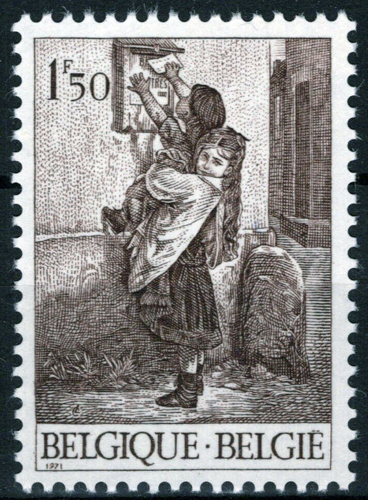 Belgium 800 MNH The Letter Box Artist T. Lobrichon Artwork ZAYIX 071823S141M